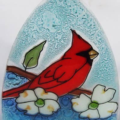 Pampeana - Wholesale Night Light - Cardinal With Dogwood Nightlight / Night Light0