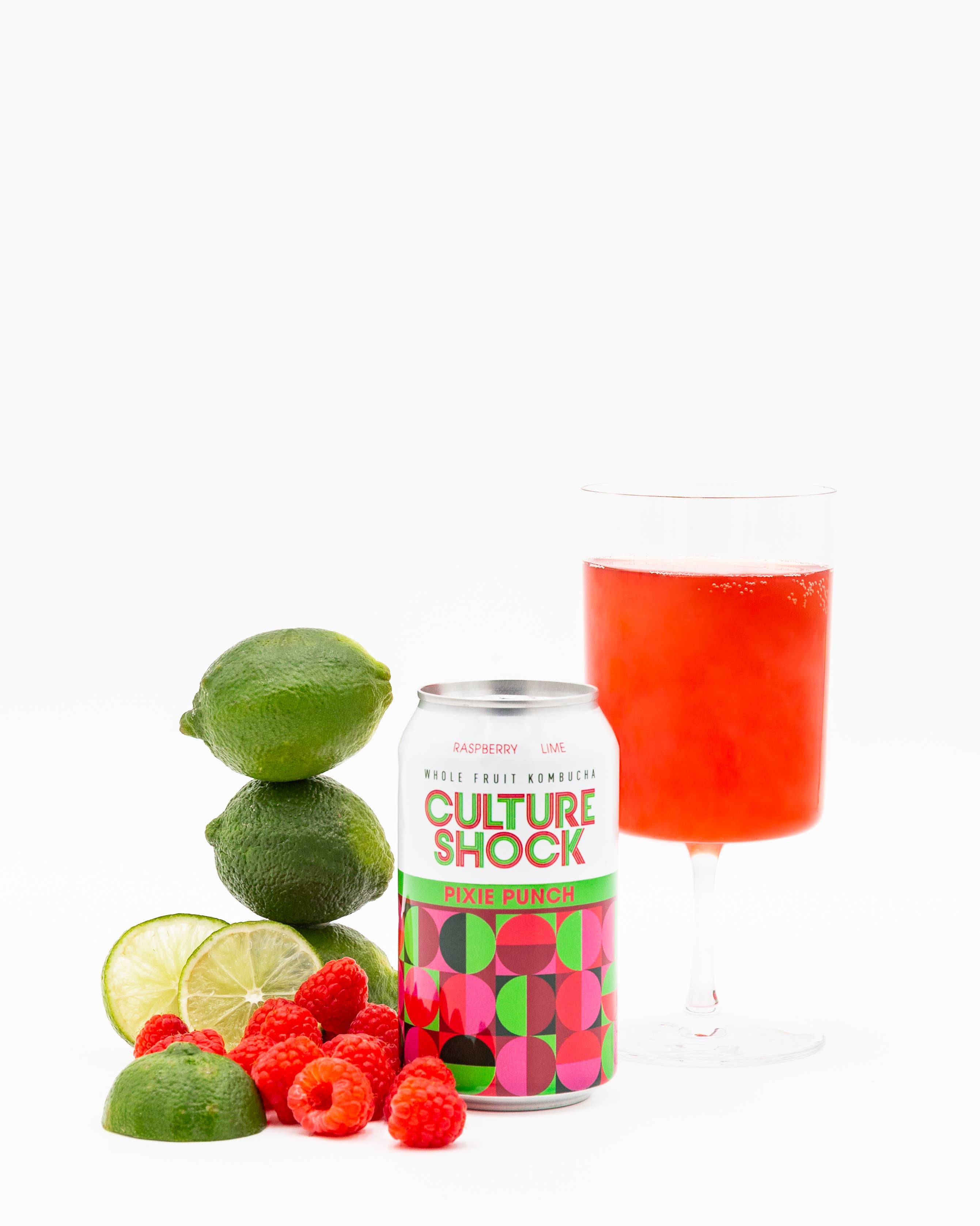 Culture Shock Brew - Wholesale Kombucha - Kombucha, Pixie Punch, raspberry lime2