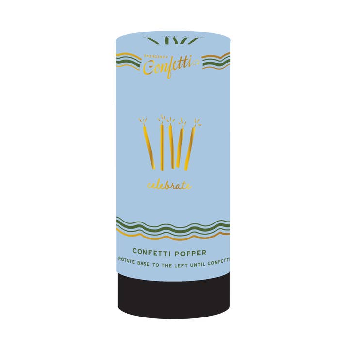 Celebrate Icon Confetti Popper for wholesale by Emergency Confetti