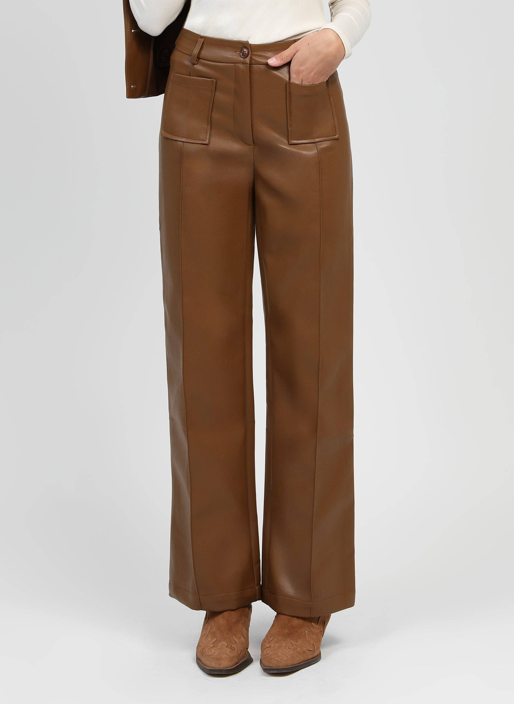 An'ge - Wholesale Pants - Women's - PALOE camel PANTS3