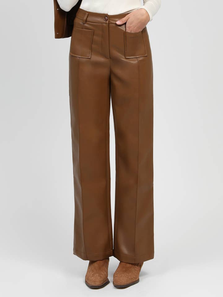 An'ge - Wholesale Pants - Women's - PALOE camel PANTS3