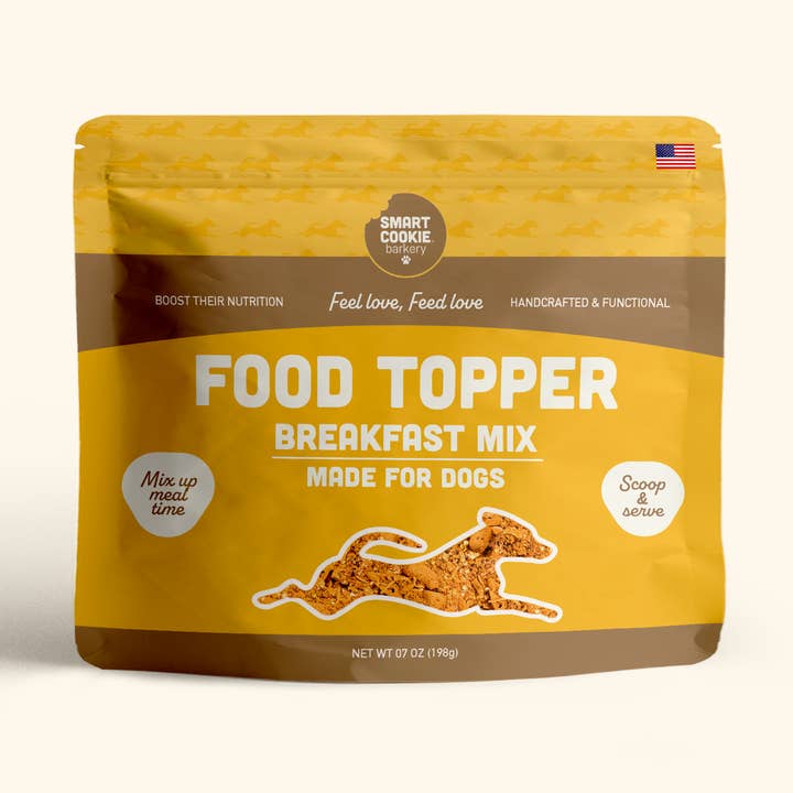 Breakfast Dog Food Topper - 7oz for wholesale by Smart Cookie Barkery