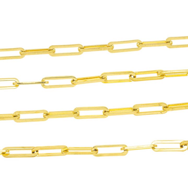 Waterproof Tarnish Proof Gold Stainless Steel Chunky Chain for wholesale by Jewel Pledge