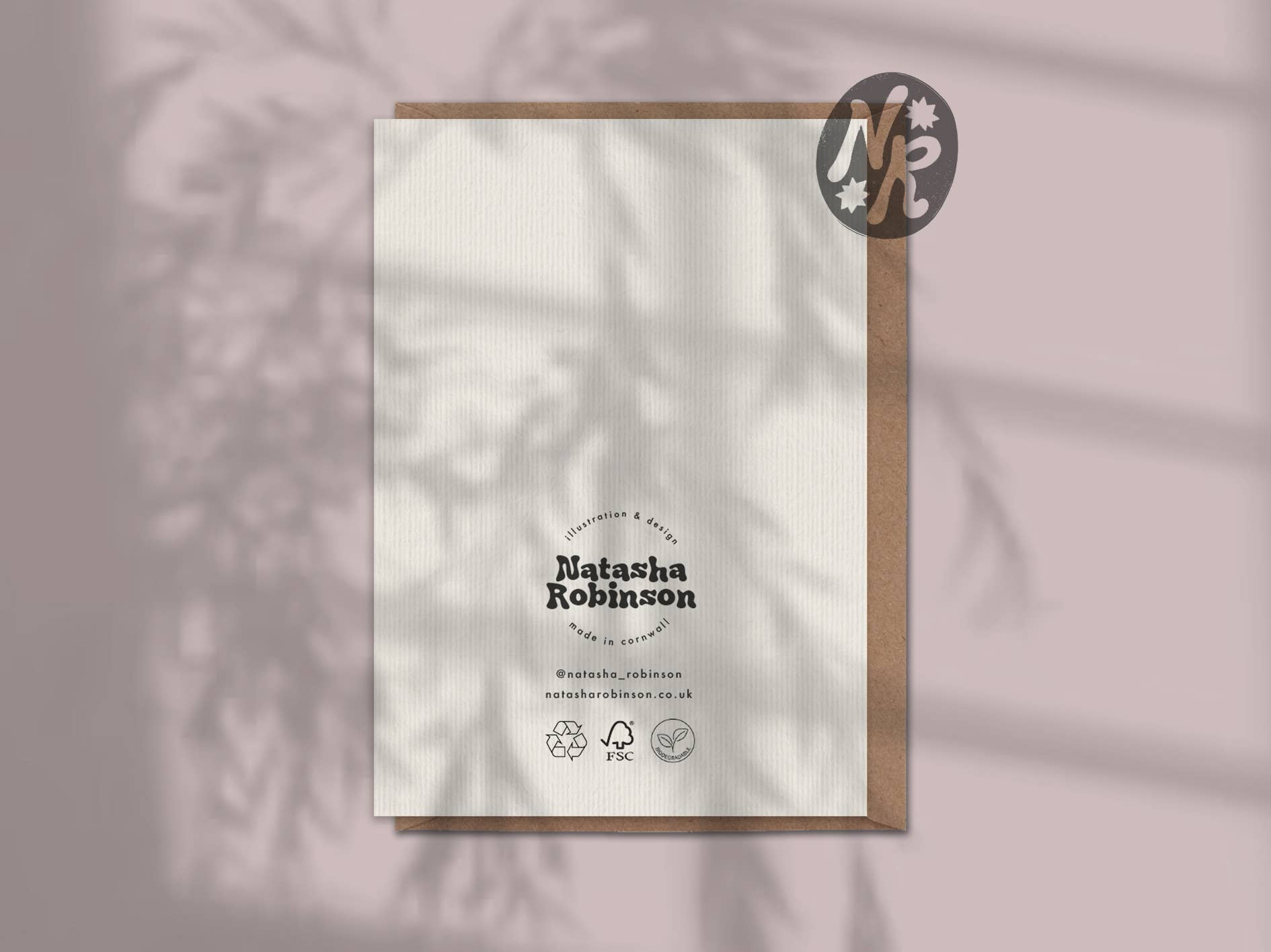 Natasha Robinson - Wholesale Everyday Greeting Card - Orangina and Sunflower A6 Blank Blue French Greetings Card1