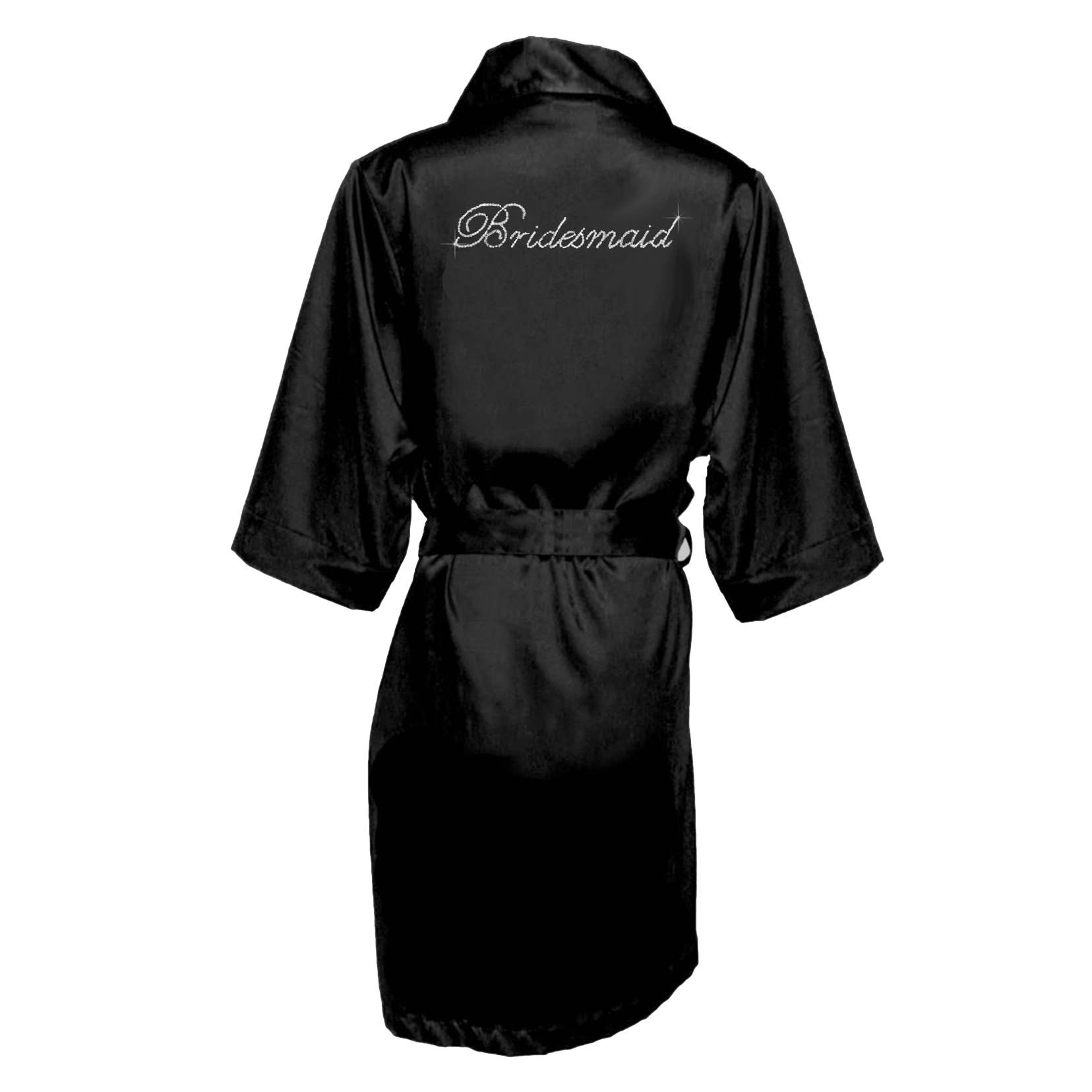 Simply Name It - Wholesale Robe - Women's - Women's Satin Rhinestone Robes - 6 Colors8