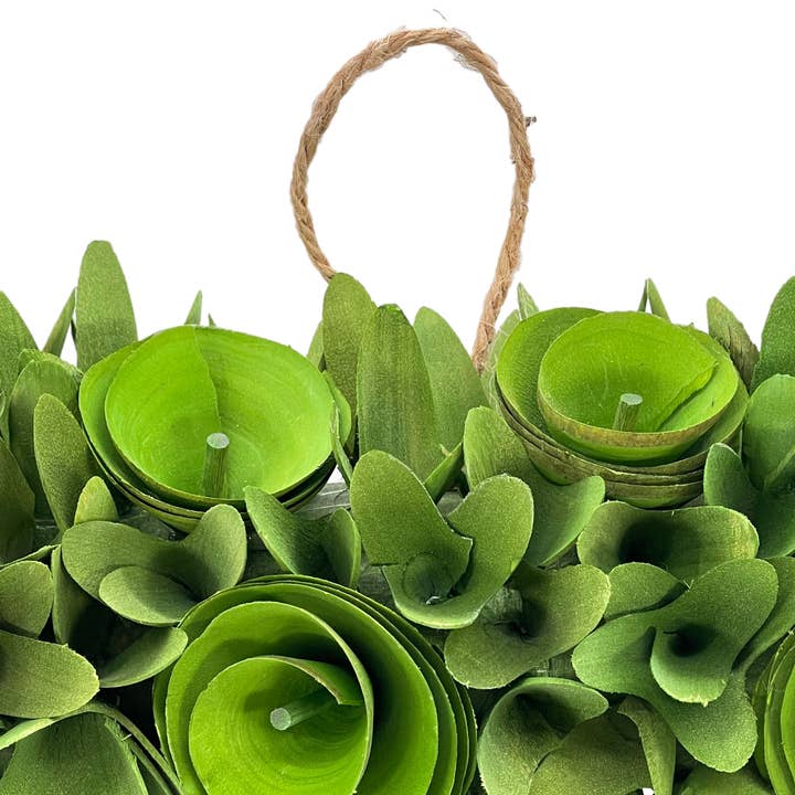 Galt International Company - Wholesale Wreath - Square Woodchip Wreath 19"3