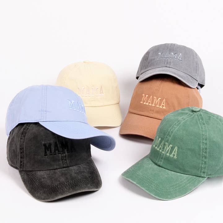 David And Young - Wholesale Baseball Cap - Women's - MAMA Embroidered Baseball Cap