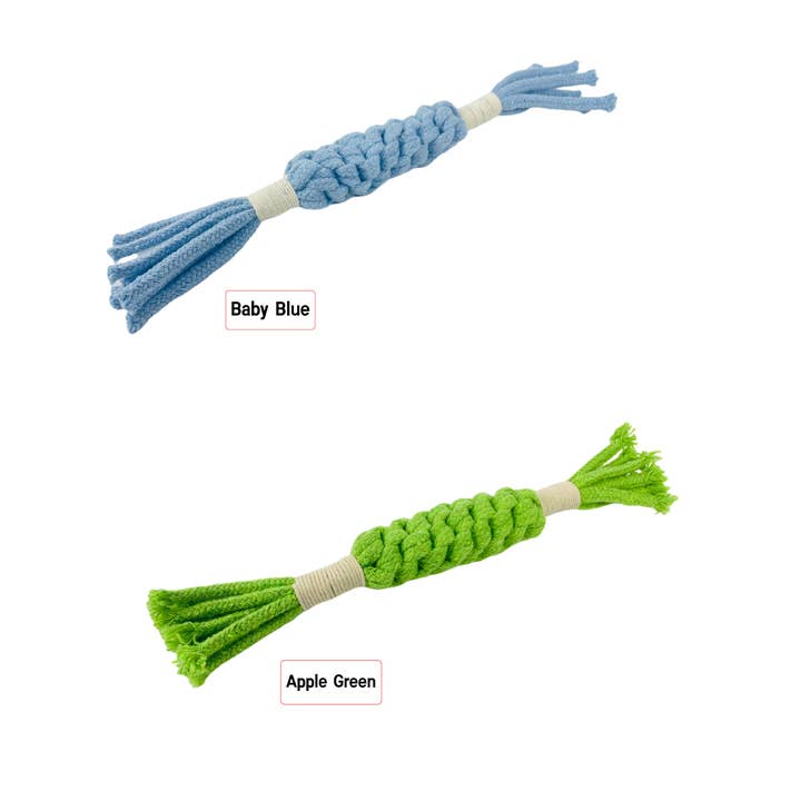 Monli Handcrafted Pet Toys – wholesale Repleksak - Hund – Handgjort hållbart makramé hundrep i 12 färger2