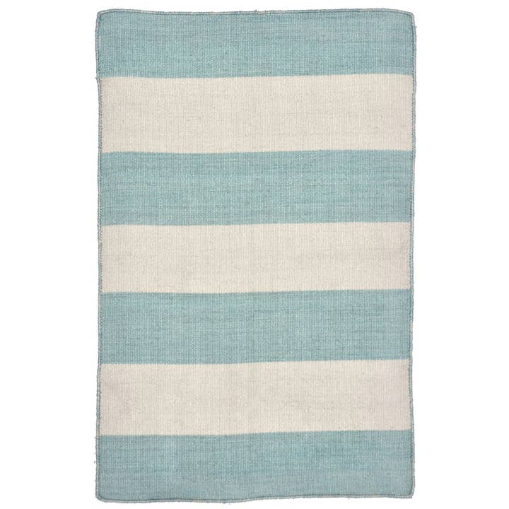 Sorrento Rugby Stripe Indoor/Outdoor Rug for wholesale by Liora Manne