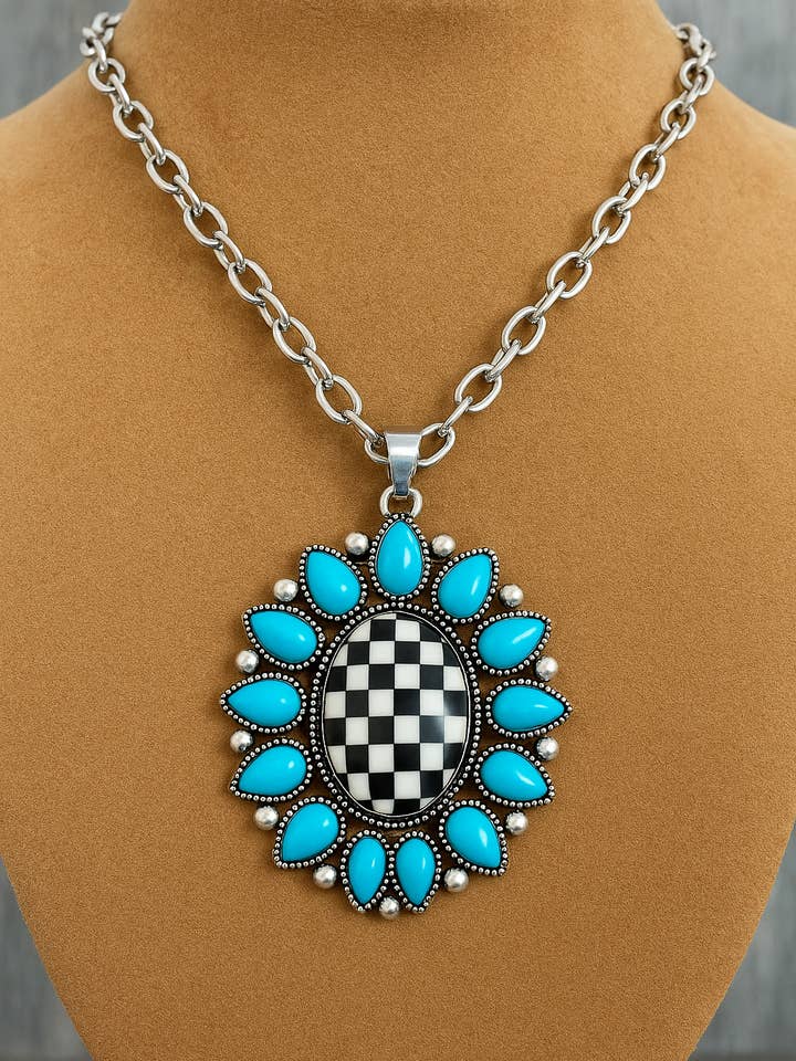 Collar a Cuadros de Realeza de Rodeo para venta al por mayor de The Bling Barn