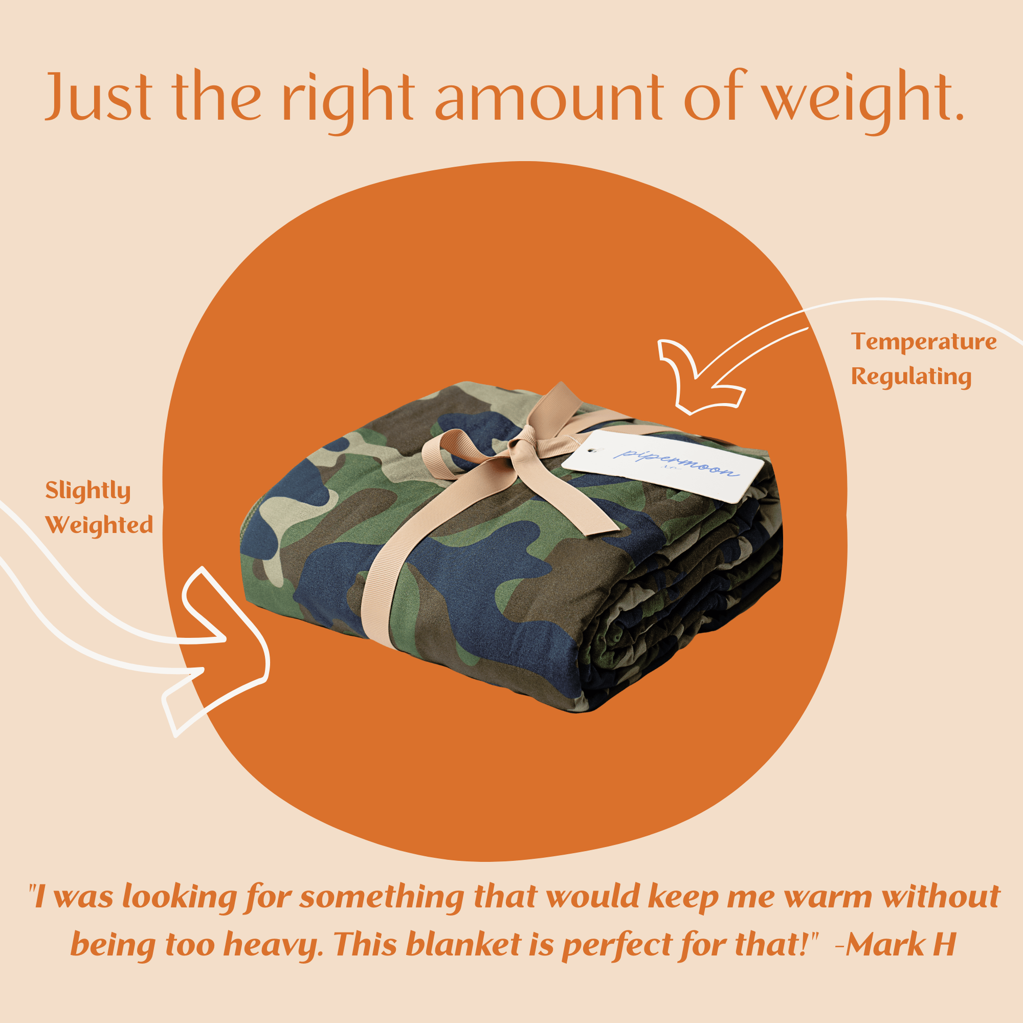 Pipermoon – Manta para sofá por atacado – Manta de Enrolar para Adulto Camuflada1