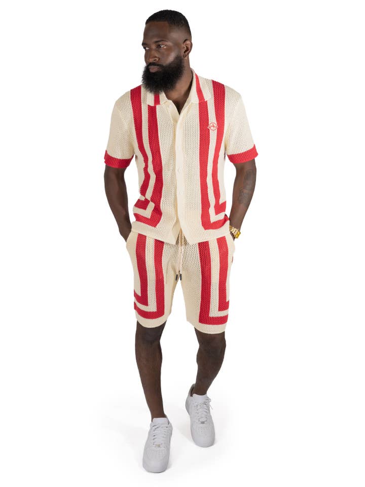 Set pantaloncini M402 Prato - Kaki per la vendita all'ingrosso da parte di Makobi