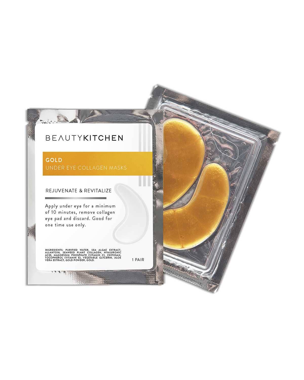 Beauty Kitchen - Wholesale Eye Treatment Mask - Collagen Eye Gel Variety Pack  (100 Case Minimum)3