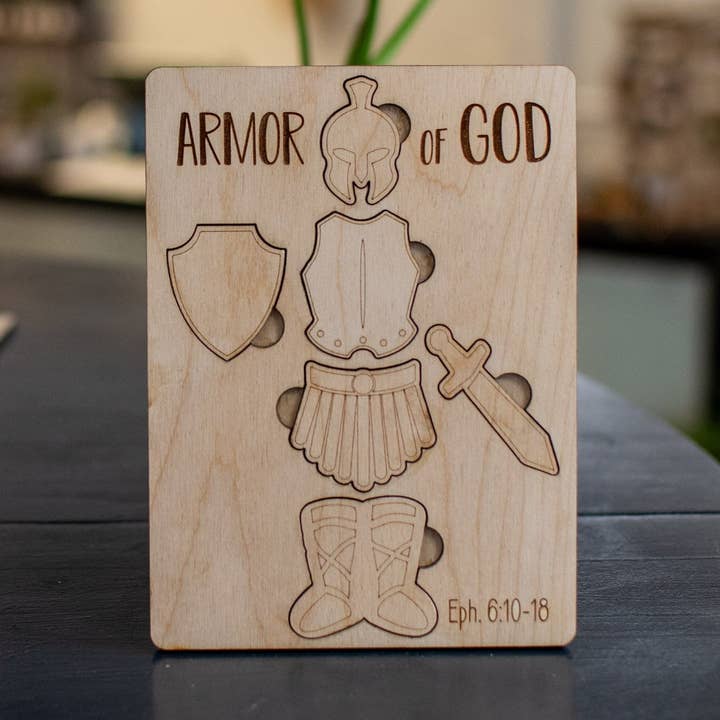 Still Magnolia - Wholesale Puzzle - Kids - Armor of God Wood Puzzle0