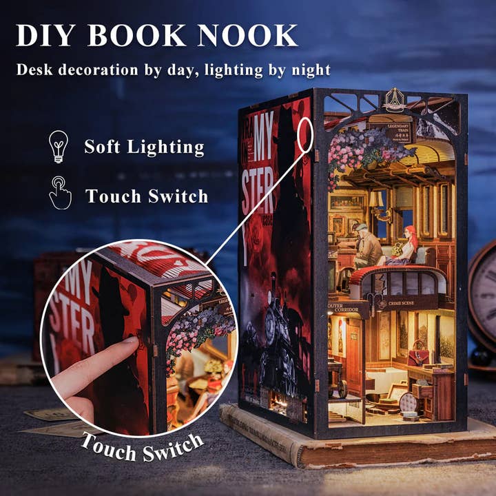 VCL CORP - Wholesale DIY Craft Kit - Mystery Train Case - Book Nook CUTEBEE4