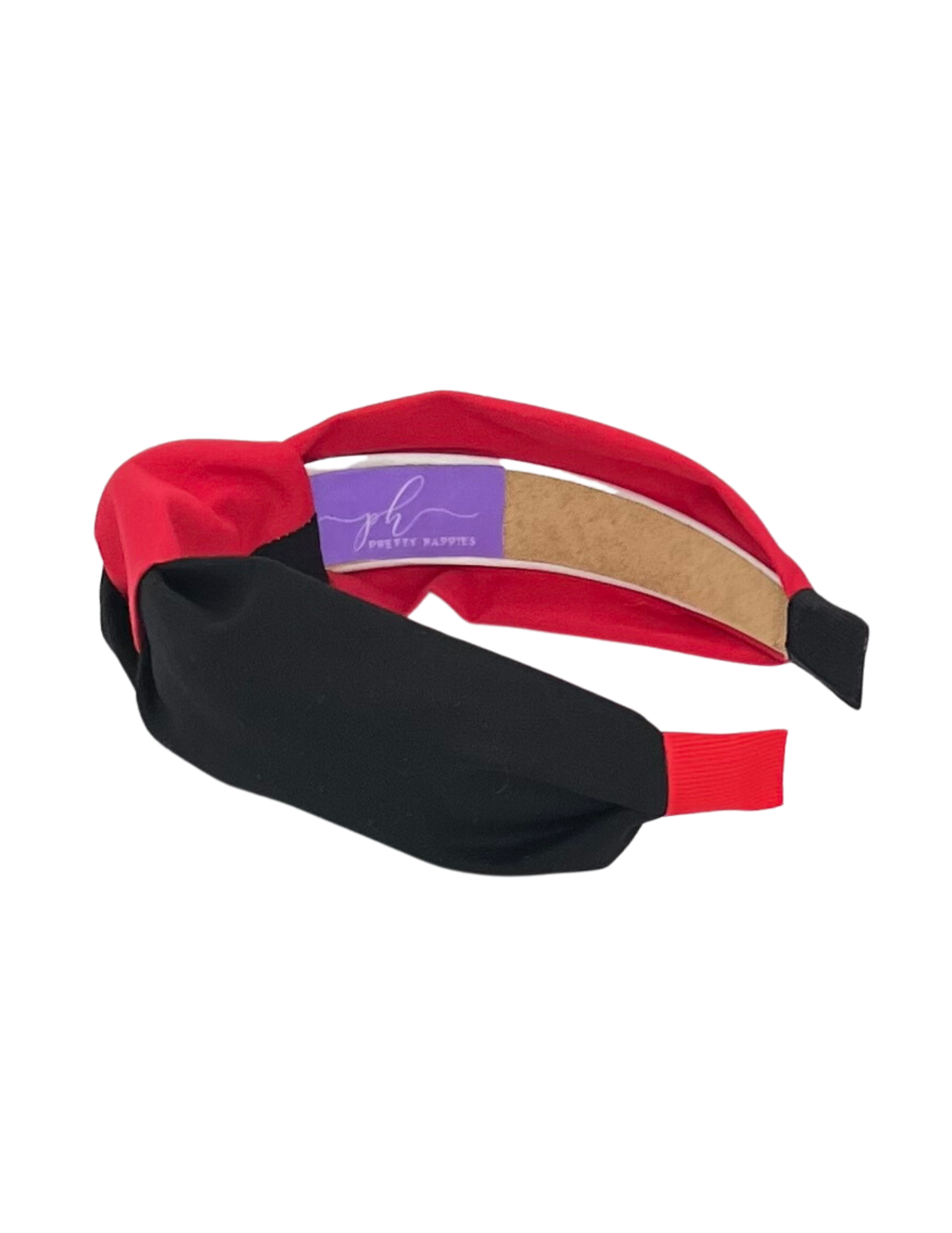 Pretty Happies - Wholesale Fashion Headband - Women's - Black and Red Twist2