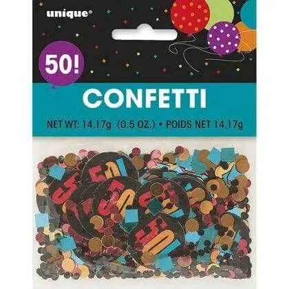 Party Expo, LLC – wholesale Konfetti – Birthday Cheer - Grattis på 50-årsdagen Confetti1