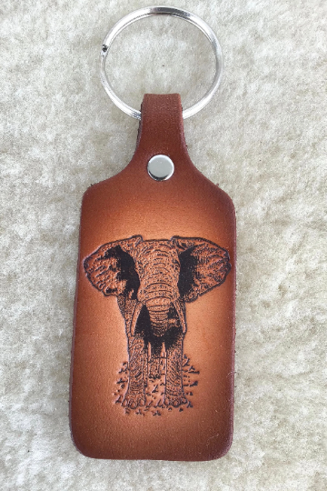 Lindy Leather - Wholesale Keychain - Unisex - Handmade Leather Wildlife Keychain - Hunting Fishing5