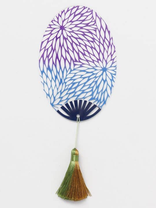 Transparent UCHIWA Fan for wholesale by Ametsuchi by Amina Collection