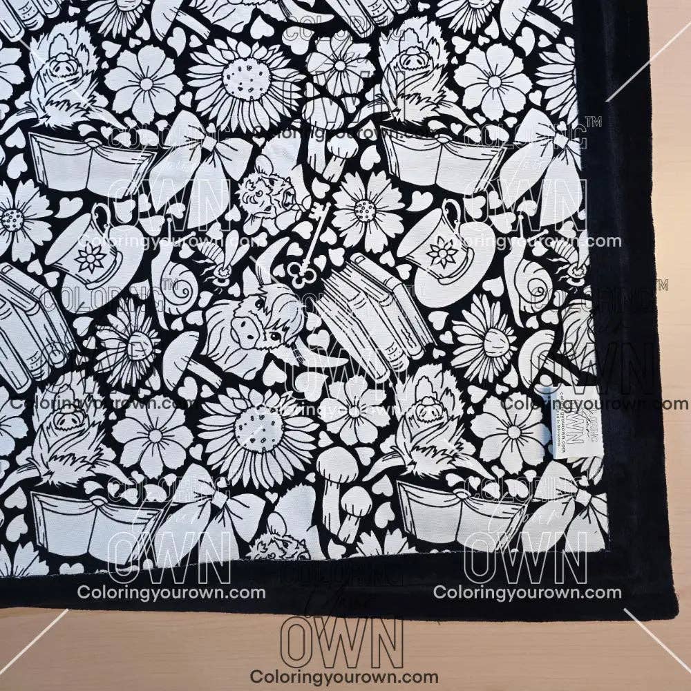 Coloring Your Own - Wholesale Throw Blanket - Color Your Own Blanket - Australia4