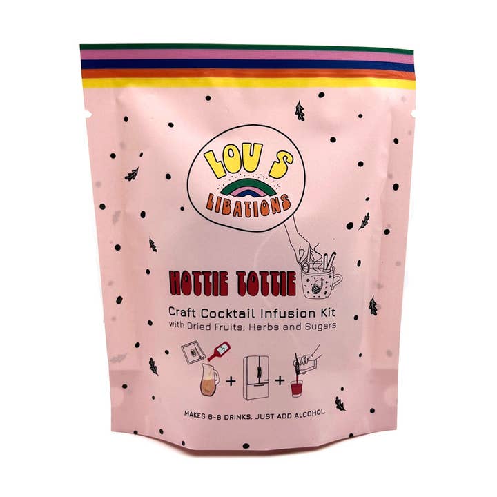 Pouch Cocktail Kit Hottie Tottie | Lou's Libations Hot Toddy for wholesale by Lou's Libations