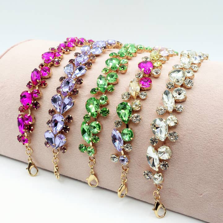 Daemon srls - Wholesale Charm/Dangle Bracelet - OPHELIA ~ Bracciale con pietre sfaccettate LUCE COLLECTION16