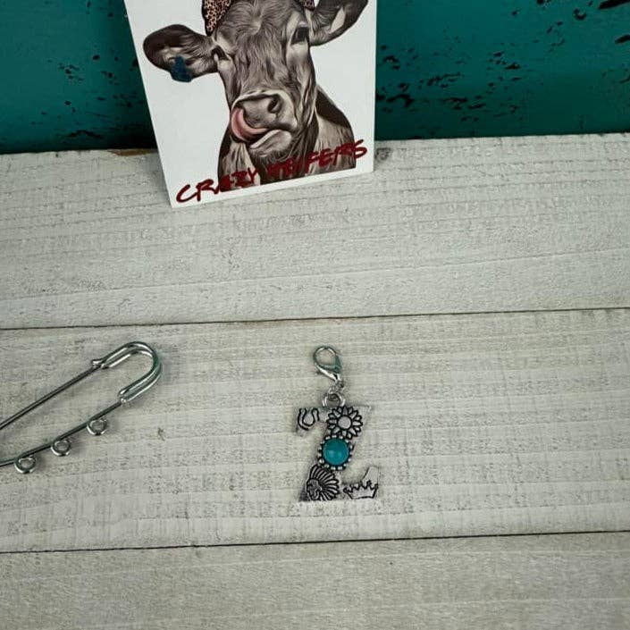 Crazy Heifers Wholesale - Wholesale Individual Charm/Pendant - Initial Clip-on Charms21