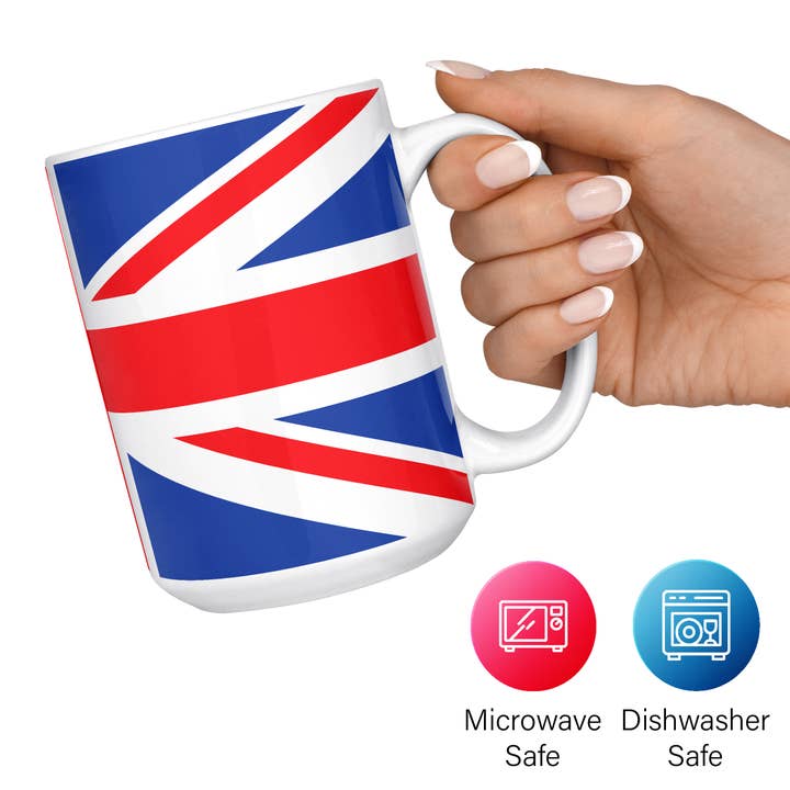Mug Monster – Engroshandel Kaffekrus – Union Jack Full Wrap Flag Mug, Storbritannien Storbritannien