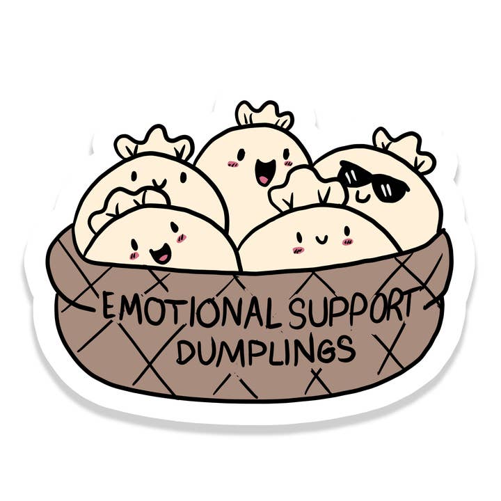 Rebel and Siren Stickers - Wholesale Sticker - Support Dumplings | Mental | Waterproof Sticker | 3"   0