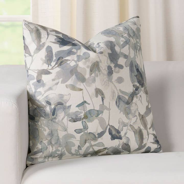 Siscovers Lake Placid Water-color Print Throw Pillow for wholesale by Siscovers