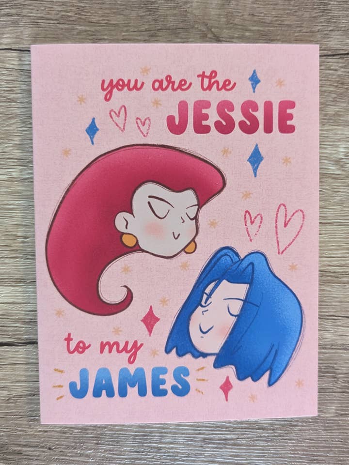 Jessie till min James - Söt Pokémon Love gratulationskort för wholesale av Sadsquatch