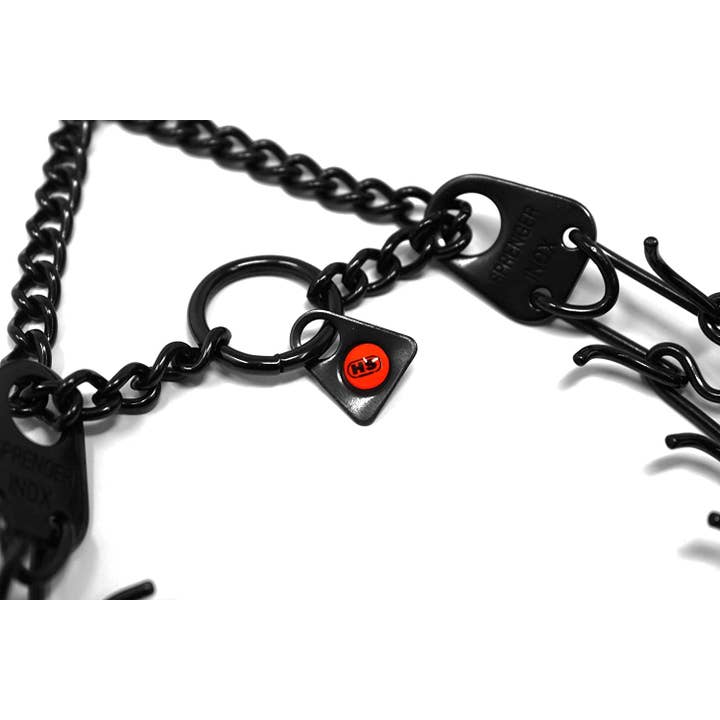 Dogline – wholesale Halsband - Hund – Herm Sprenger svart rostfritt stål Prong DogTraining Vridbar
