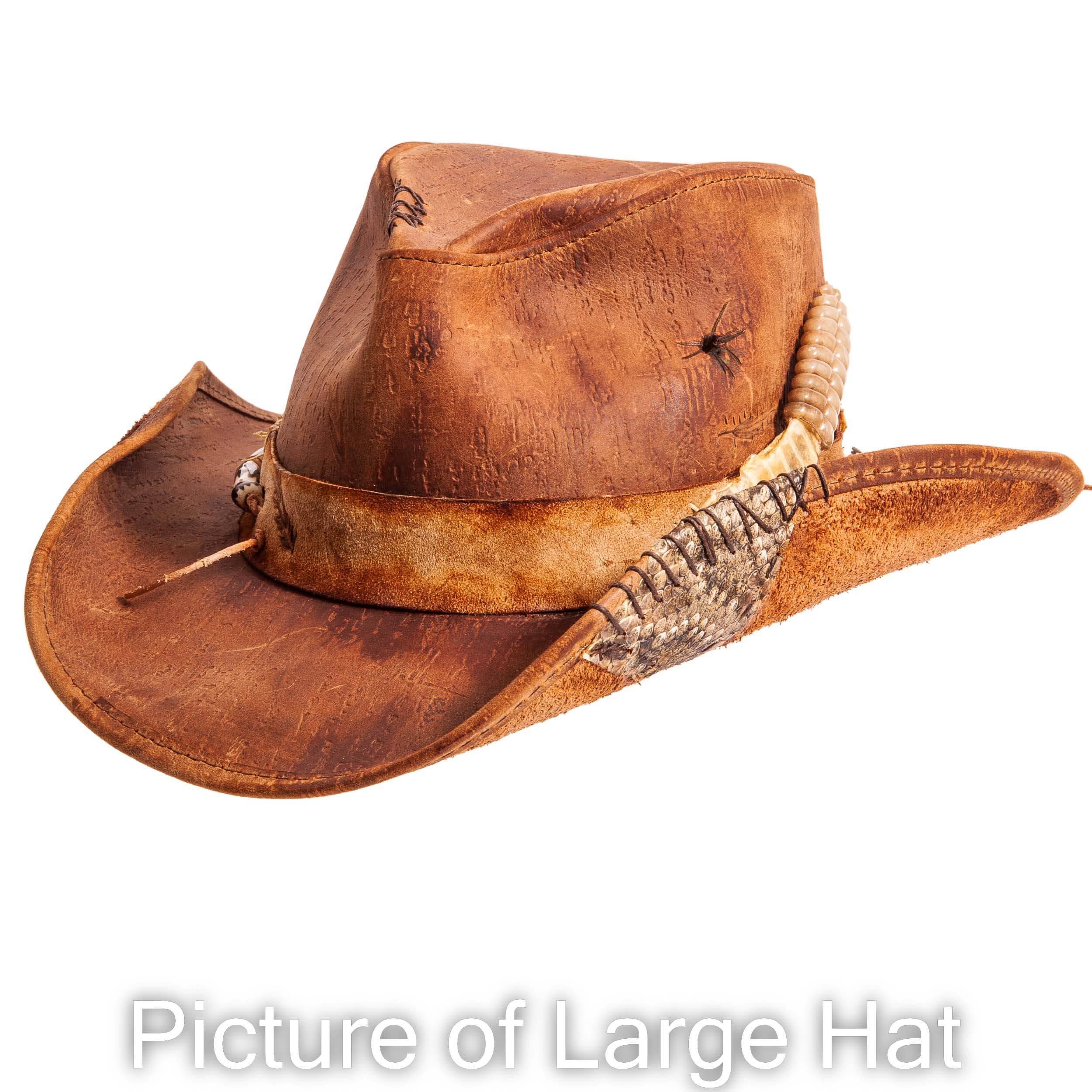 American Hat Makers – wholesale Cowboyhatt - Unisex – Äkta läder cowboyhatt Founders Edition - Stil Sidewinder5