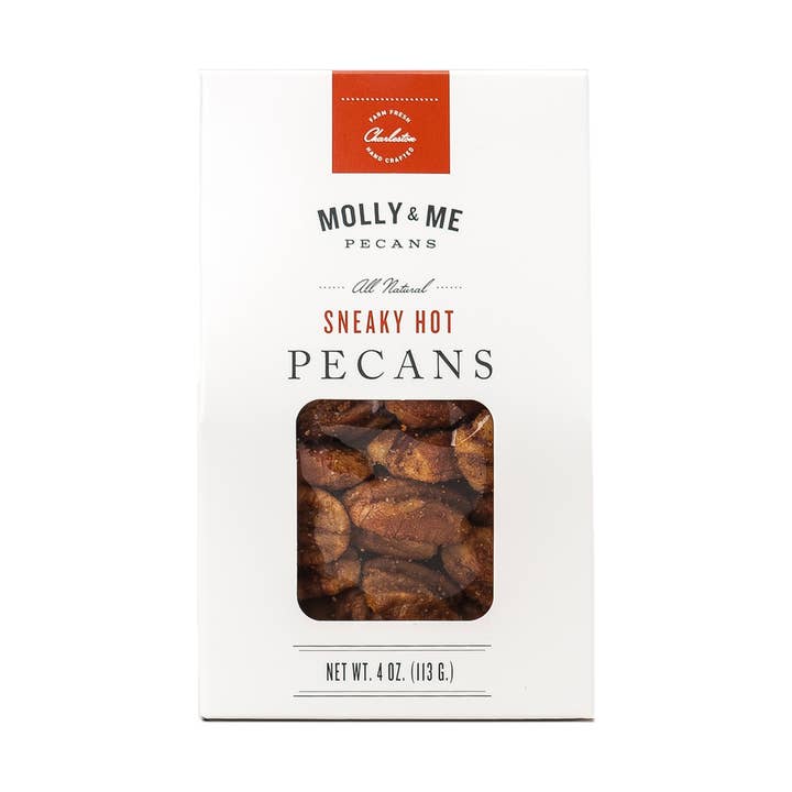 Sneaky Hot Pecans for wholesale by Molly and Me Pecans