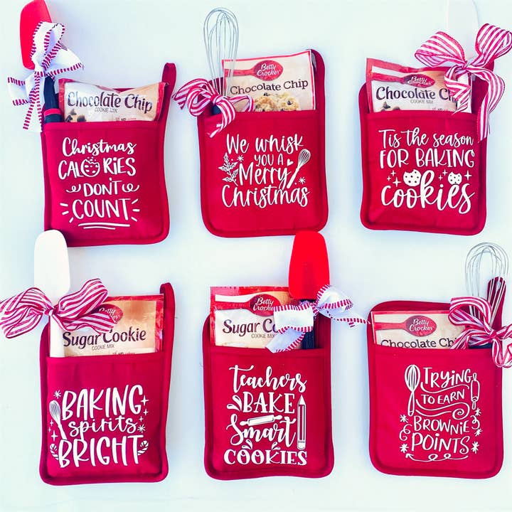 Peach Closet - Wholesale Oven Mitt/Pot Holder - Teachers Bake Smart Cookies Potholder1