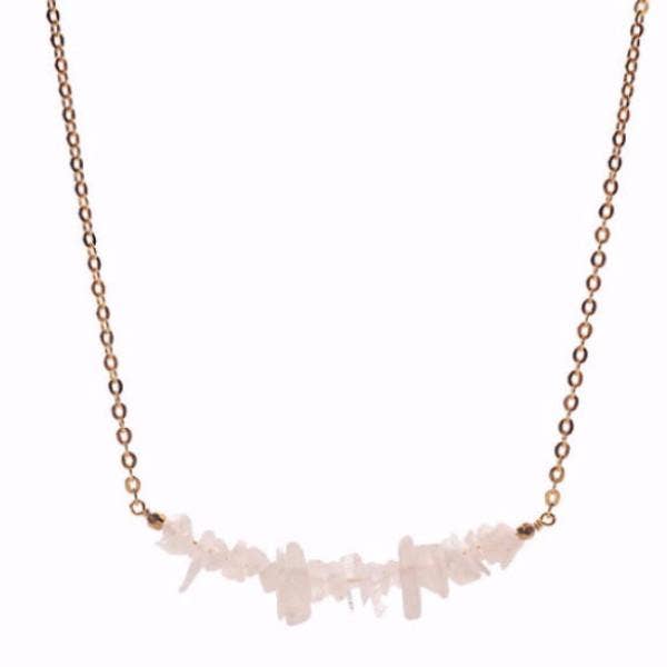 Less is More - Wholesale Beaded Bracelet - Rainbow Moonstone Nugget Smile Bracelet (Gold or Silver)0