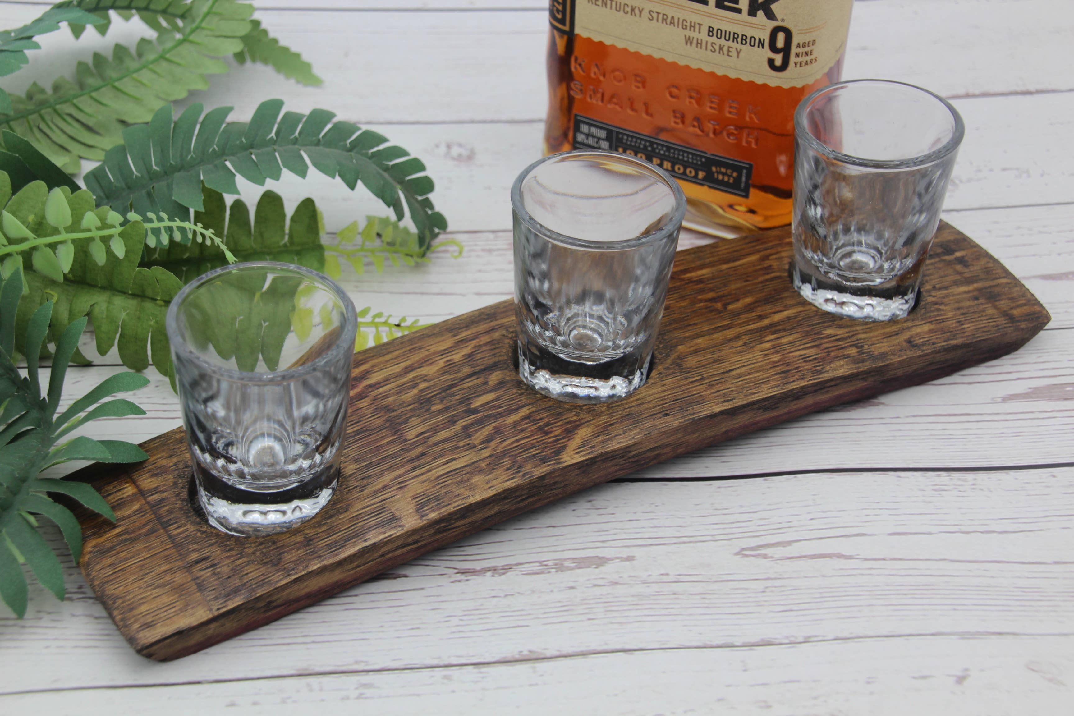 Barrel-Art – Großhandel Cocktail-/Schnapsglas – Bourbon-Flug 3-Glas2