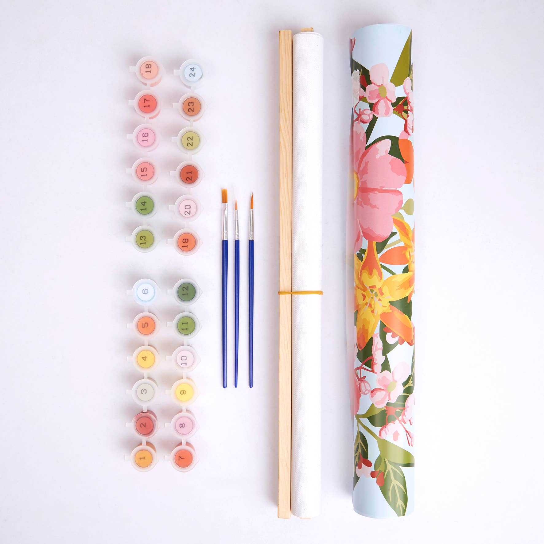 West Design Products - Wholesale Craft Supplies - Royal Horticultural Society Paint By Number Kit Flower Boom1