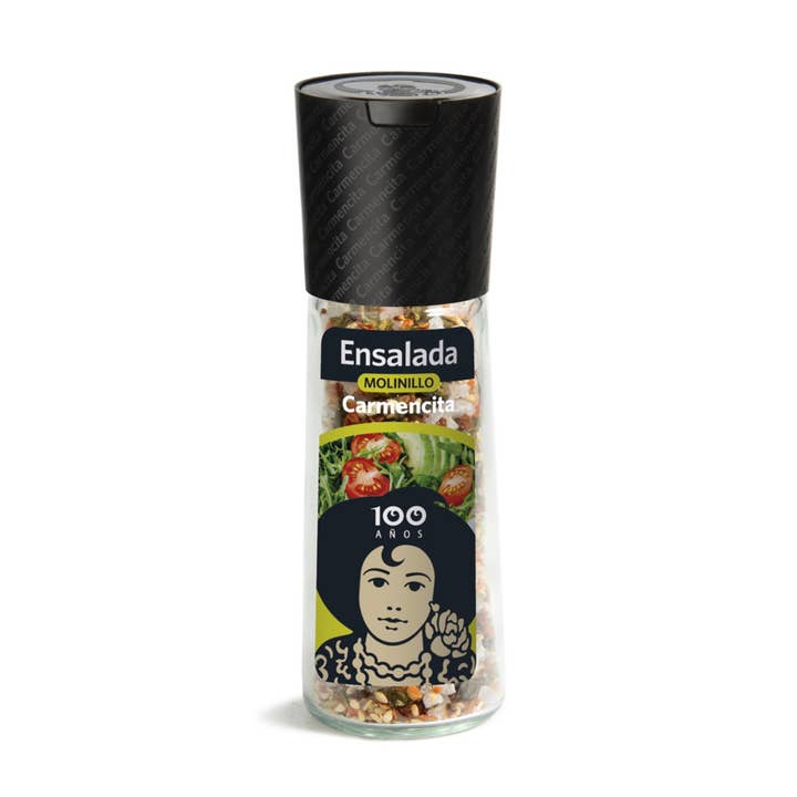 Vegan salatkrydderi i kværn 77 g for engroshandel hos Carmencita