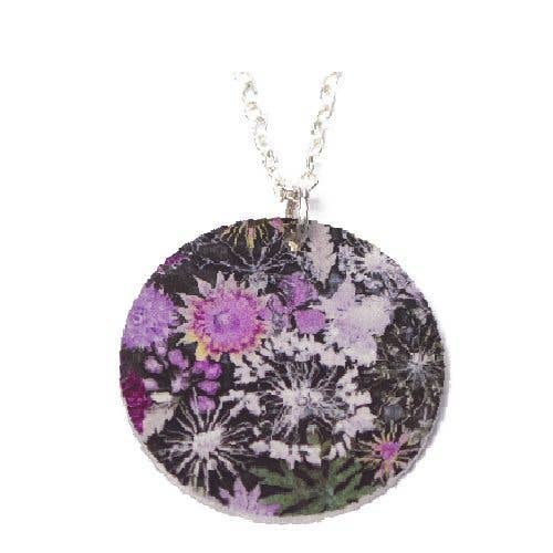 Gillian Arnold Jewellery – wholesale Pendant/charm necklace – Botanical Inspired Cascades of Colour Pendant Necklace1