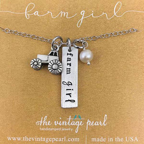Farm Girl Necklace for wholesale by The Vintage Pearl