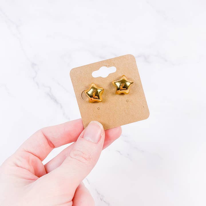 Peachpot Ceramics - Venta al por mayor Pendientes de botón/aretes de poste - Pendientes celestiales de porcelana1