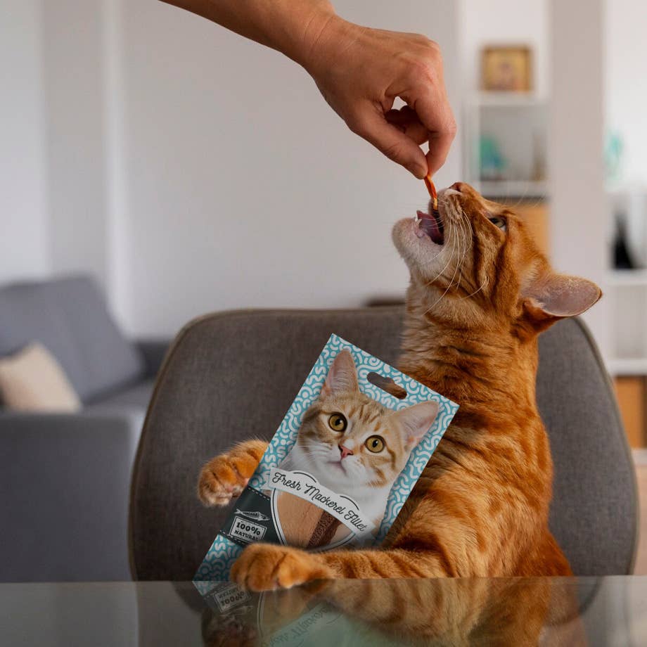 United Pet Brands - Vendita all'ingrosso Dolcetti per animali - Gatti - Filetto di sgombro fresco al 100% da 25 g2