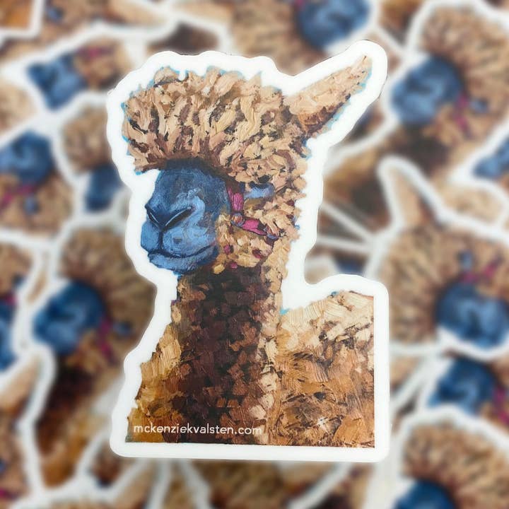 Mckenzie Kvalsten - Wholesale Sticker - Alpaca Vinyl Sticker0
