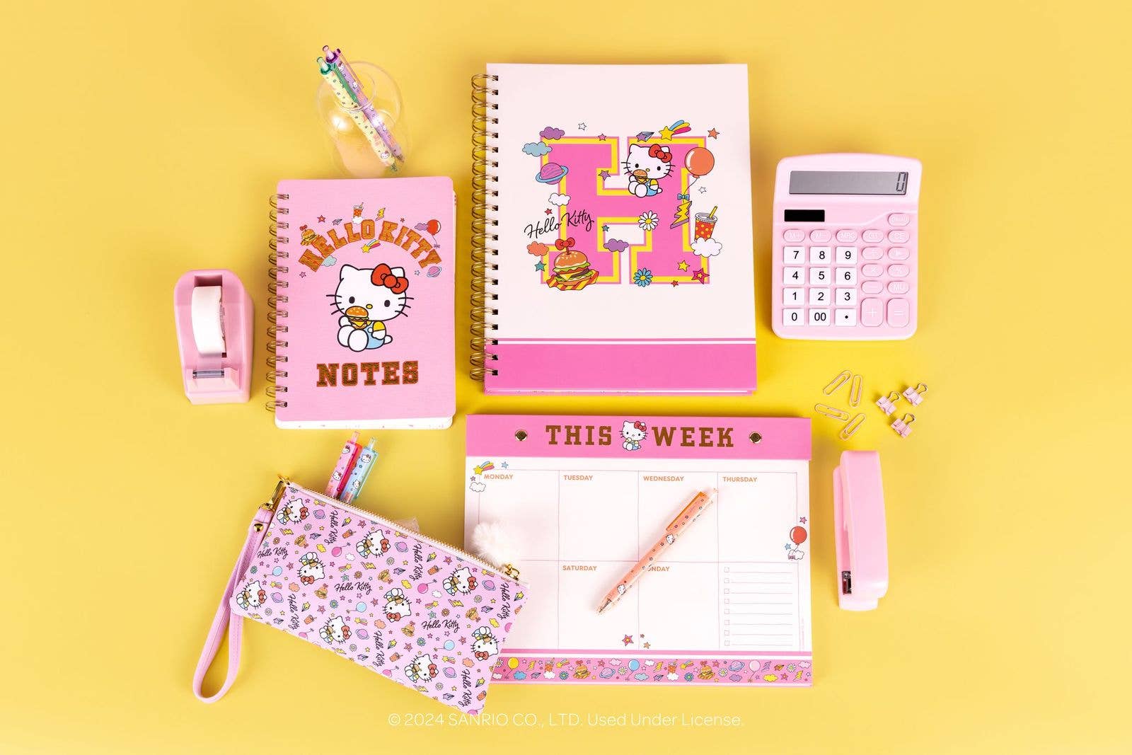 Studio Oh! - Wholesale Pencil Case/Pouch - Hello Kitty College Letters Pencil Pouch4