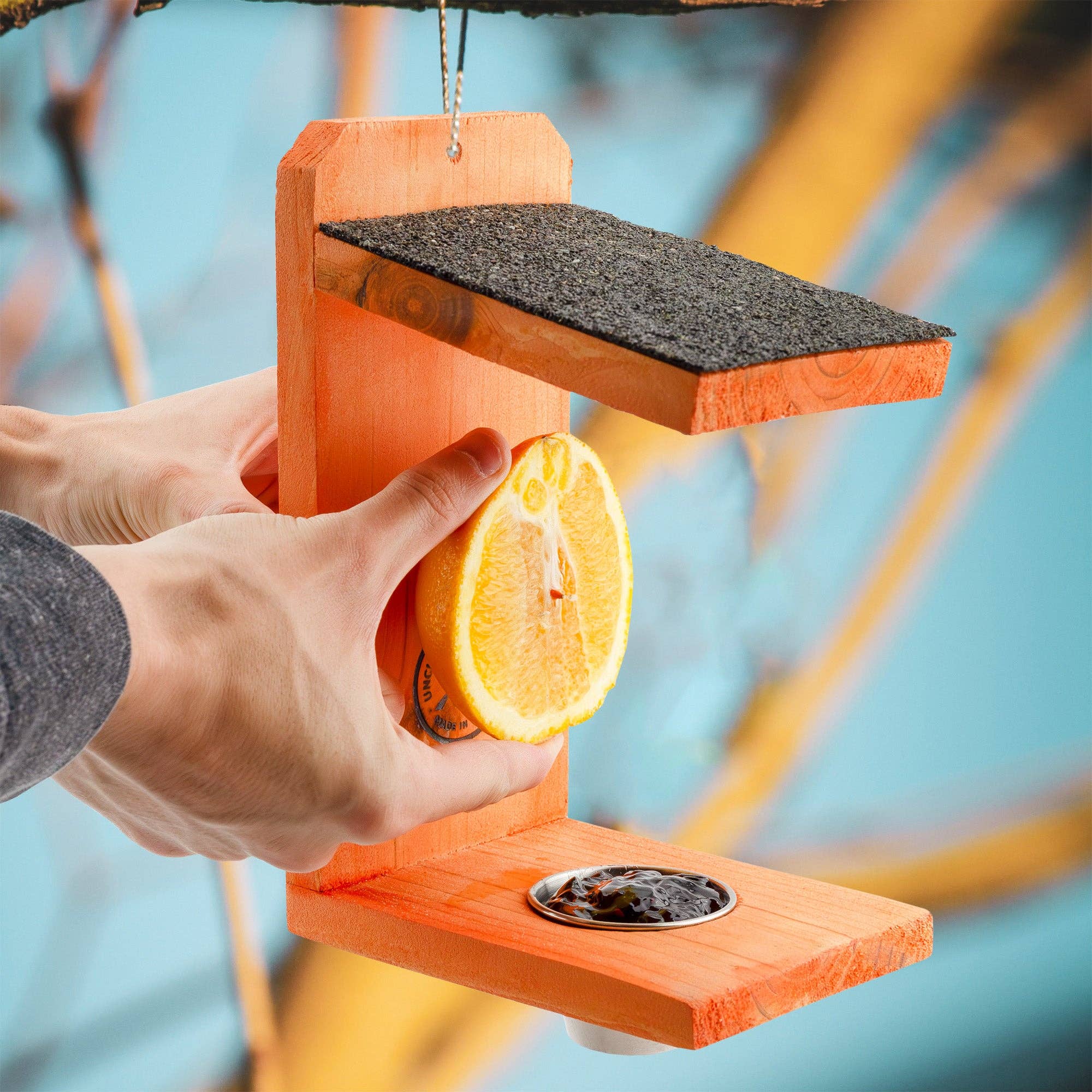 Kurated Korner - Wholesale Bird Feeder - Uncle Dunkel's Handmade Oriole Bird Feeder5