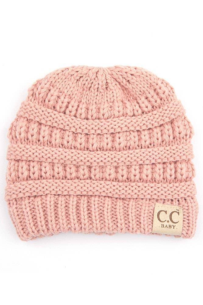 Hana - Wholesale Newborn/Knit Hat - Baby - C.C Baby Solid Color Knit Beanie2