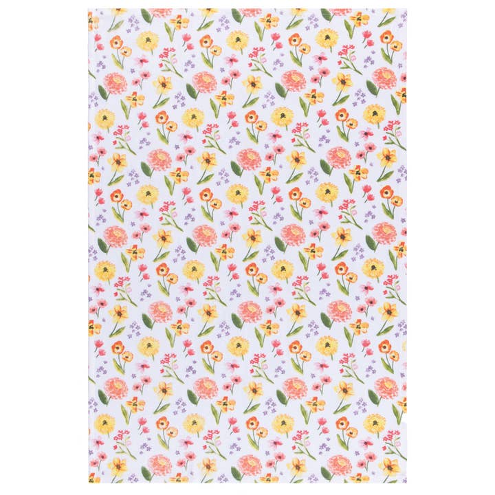 Now Designs by Danica - Wholesale Tea Towel - Cottage Floral Bakers Floursack Dishtowels Set of 34