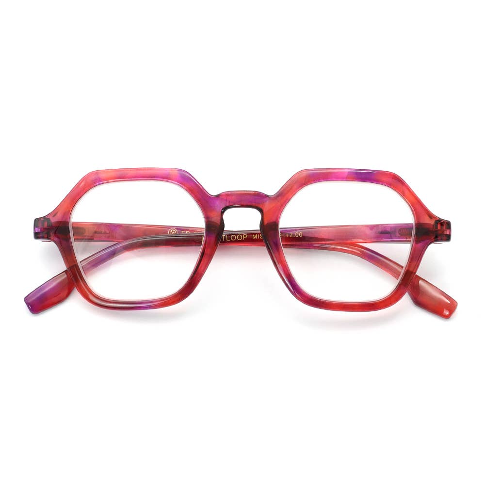 Lunetloop - Wholesale Eyeglasses - Women's - Hexagonal reading glasses for women1