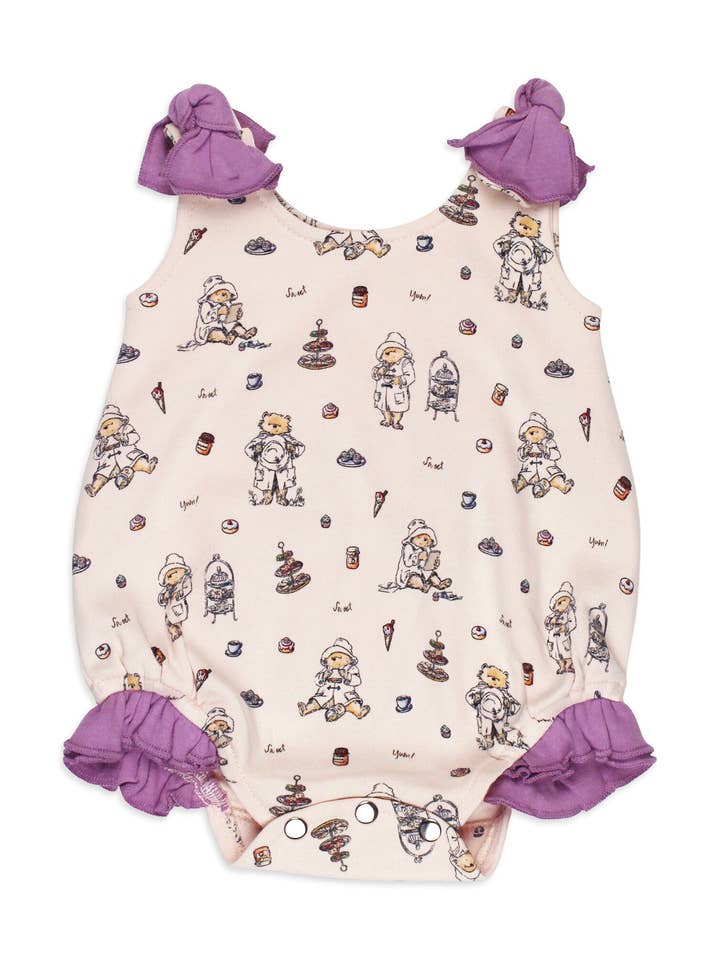 L'ovedbaby - Wholesale Bodysuit (Non-Footed) - Baby - Sweet Paddington™ | Organic Bowtie Shoulder Bodysuit